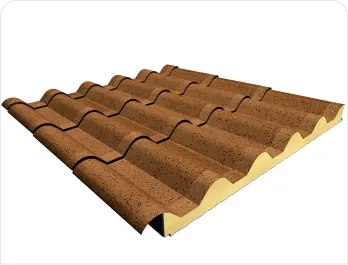 Panel Sándwich Imitación Teja para Estética Tradicional